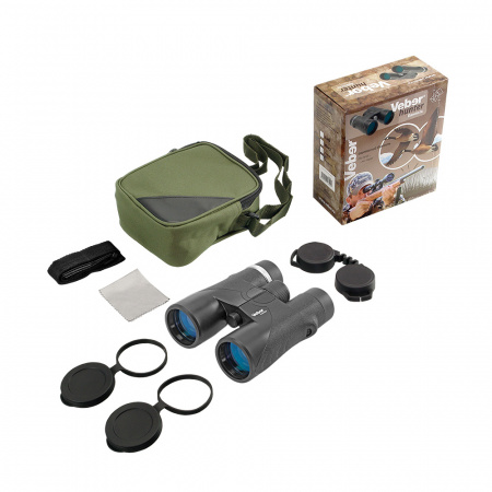 Бинокль Veber Hunter (черный) 10*42