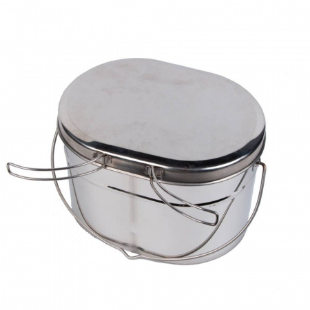 Набор низких котелков 3 шт.(3,3;4,5;6л) крышки с ручками нерж.сталь (Роза ветров)