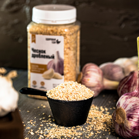 Чеснок сушеный дробленый, гранулы 300 г (Здоровая Еда)