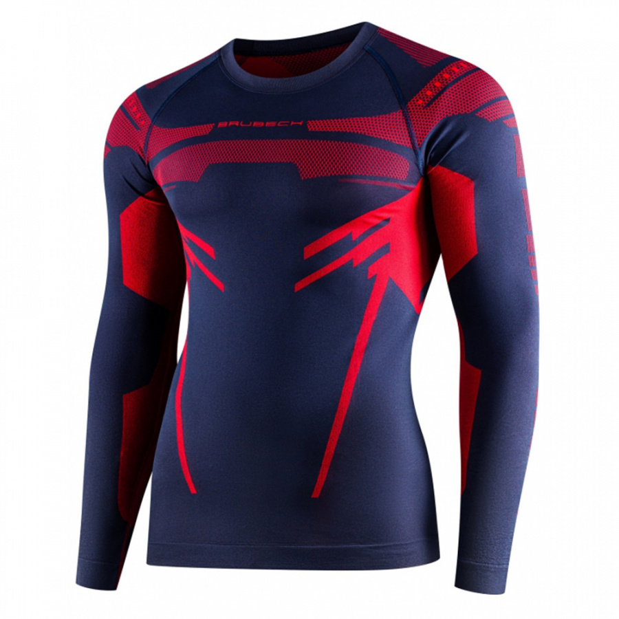 Термобелье мужское Brubeck футболка с длинным рукавом зональная DRY