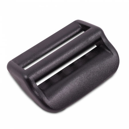 Пряжка двухщелевая регулировочная Duraflex Duckbill Heavy Duty 40мм, 1-07723, черный