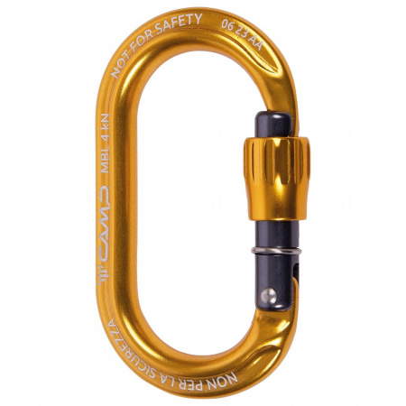 Карабин вспомогательный CAMP EKTO LOCK Yellow