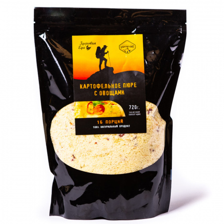 Картофельное пюре с овощами 720 г (Здоровая Еда) Zip