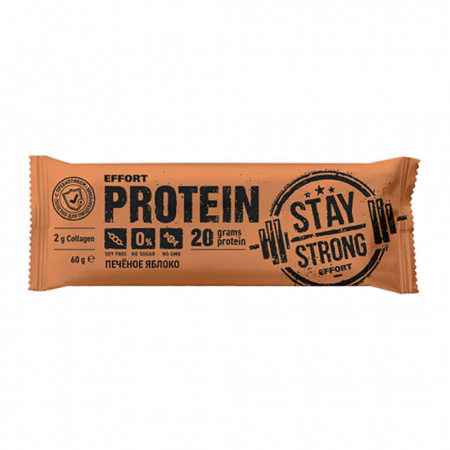 Батончик неглазированный Effort protein печеное яблоко
