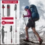 Треккинговая палка Naturehike Hoar Trek EXT2-Ultra Light Carbon NH19S010-T (1шт)