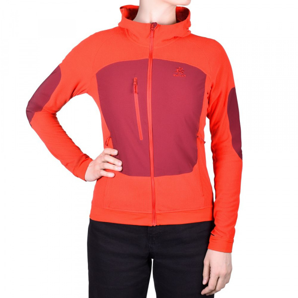 Kailas куртка W's M1-Polartec Stretchy Windproof Jacket XL, Красный