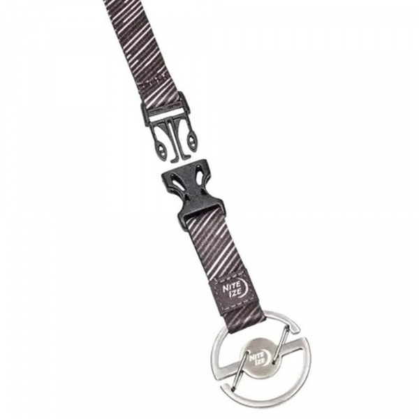 Брелок для ключей NiteIze Medallion Key Lanyard, стальной