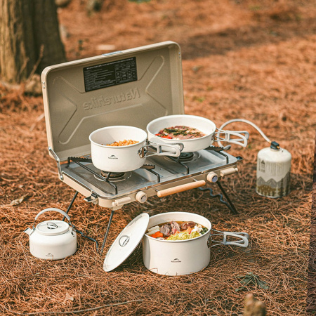Набор посуды Naturehike Ceramic Non-Stick Pot Set CNK2450CF013 2 кастрюли, сковородка