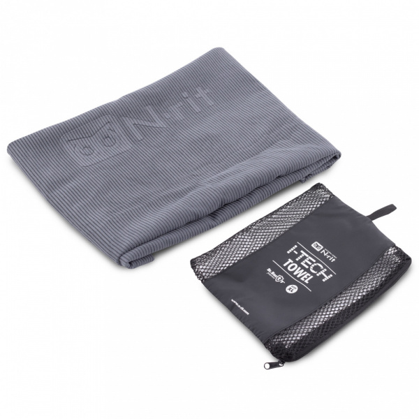 N-Rit полотенце I-Tech Towel 63.5x150 рXL Графит
