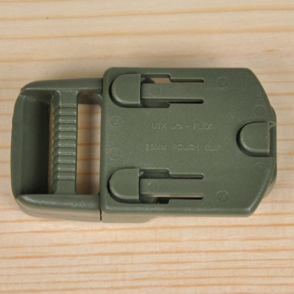 Пряжка фастекс на подложке 25 мм 1-15000/1-15707/1-15709 (3 части) одна регулировка Duraflex