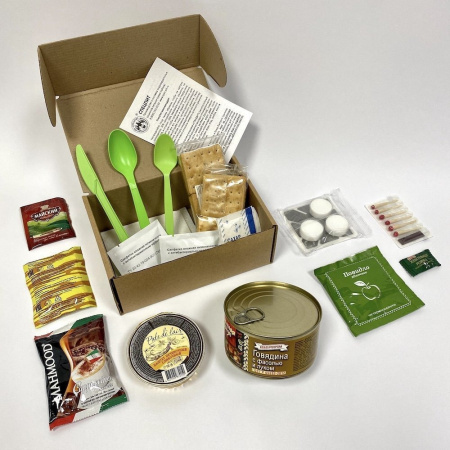 Сухой паек разовый Ужин Вариант 3 (ИРП-Ужин3) СПЕЦПИТ