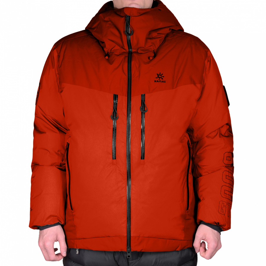 Куртка пуховая Kailas 6000GT Hooded Down Jacket Men's KG2343119 Красная 12035 2XL