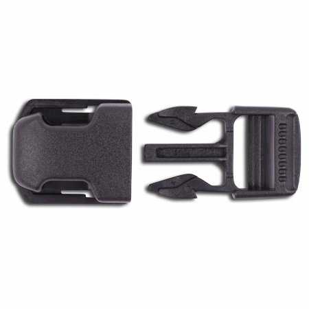 Пряжка фастекс на подложке Duraflex Mojave 20мм, одна регулировка, 1-06049/1-06050/1-06051, черный
