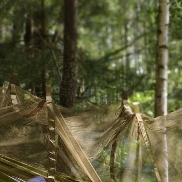 Гамак туристический одноместный с москитной сеткой Mormus Equip Ultralight Hammock