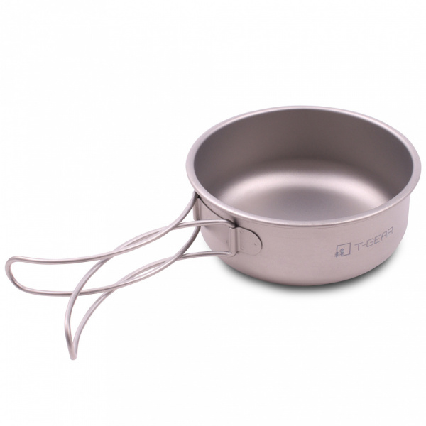 Миска с ручками титановая T-Gear Titanium Bowl 450