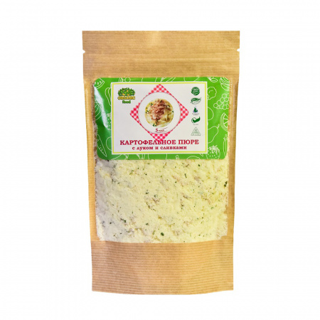 Organic Food Картофельное пюре с жареным луком и сливками, 60 гр