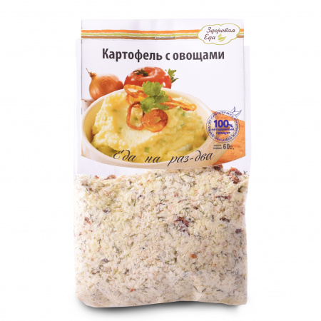 Картофель с овощами 60 г (Здоровая Еда)