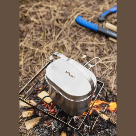 Котелок (Кан) Сплав стальной 4.5 с чехлом