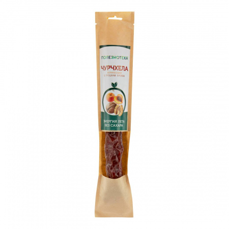 Чурчхела абрикосовая с грецким орехом без сахара (Полезнотека)
