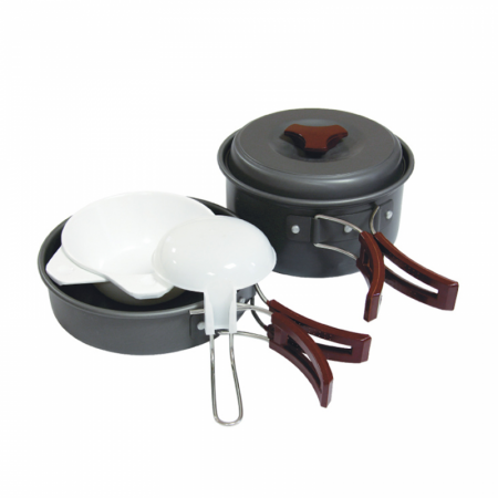 Набор посуды Tramp TRC-025 (анодированный алюминий)