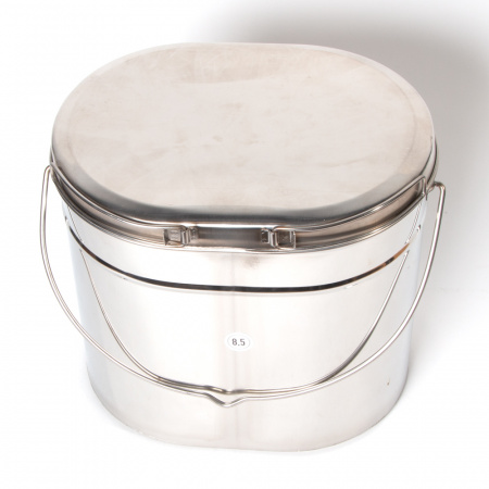 Набор высоких котелков 3 шт.(5,0;6,5;8,5л) крышки с ручками нерж.сталь(Роза ветров)