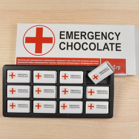 Шоколад темный Скорая помощь 5г x 12 шт (60г)