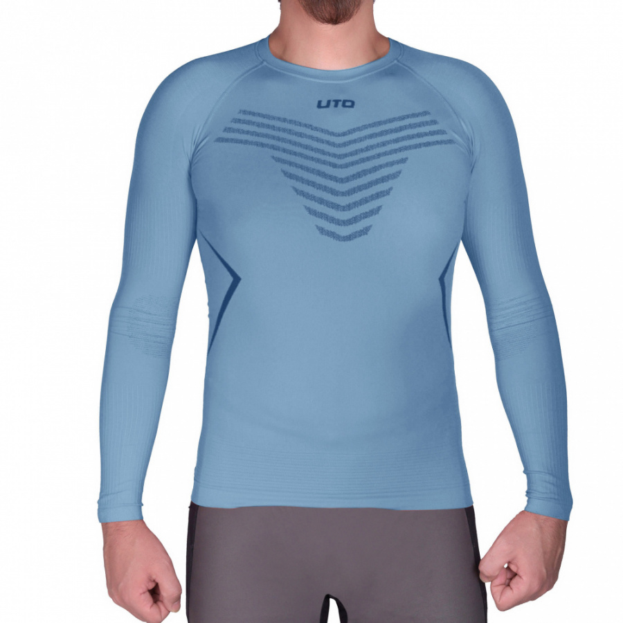 Термофутболка UTO Compress Long Sleeve 926102 Голубой (Haze Blue) XL