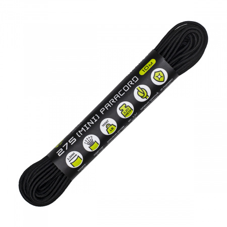 Паракорд 275 (мини) CORD nylon 10м RUS (black)
