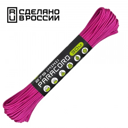 Паракорд 275 (мини) CORD nylon 30м RUS (flamingo)