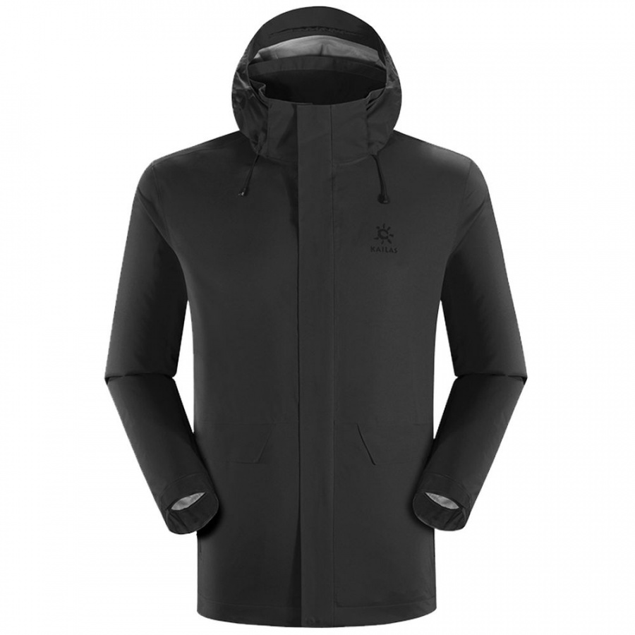 Kailas куртка мембранная Travel Hardshell (Long) (XXL, Черный, 17032)