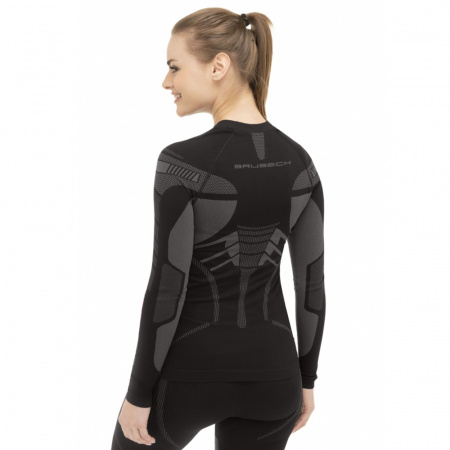 Термобелье женское Brubeck футболка с длинным рукавом зональная DRY