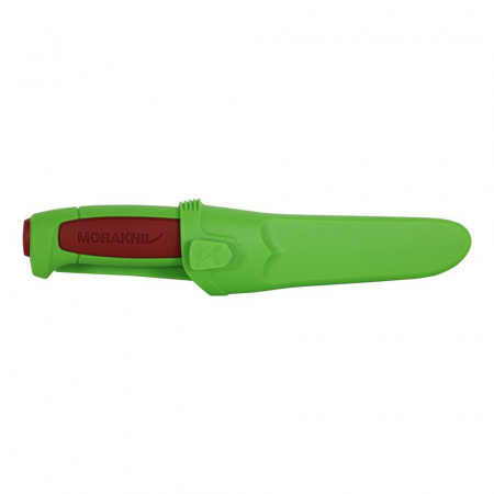 Нож Morakniv Basic 546 лимитированный 2024 нерж. сталь, пласт. ручка (зеленая) терракотовая вставка