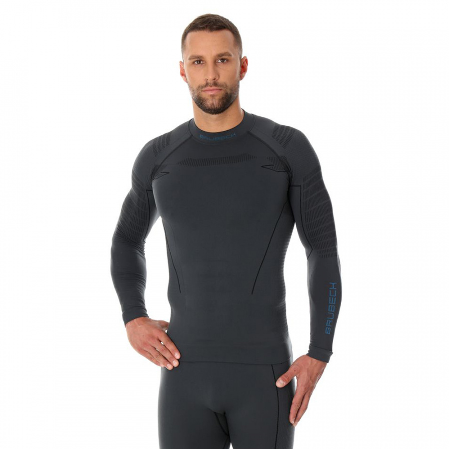 Термобелье мужское Brubeck футболка с длинным рукавом THERMO NILIT HEAT