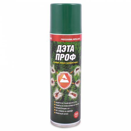 Аэрозоль для защиты от комаров Дэта-Проф 3 в 1, 345 мл