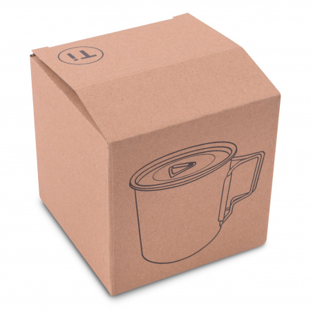 Кружкa с крышкой титановая T-Gear Titanium Mug With Lid 400