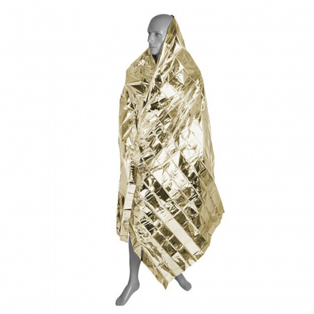 Термоодеяло двухстороннее Gold/Silver Track
