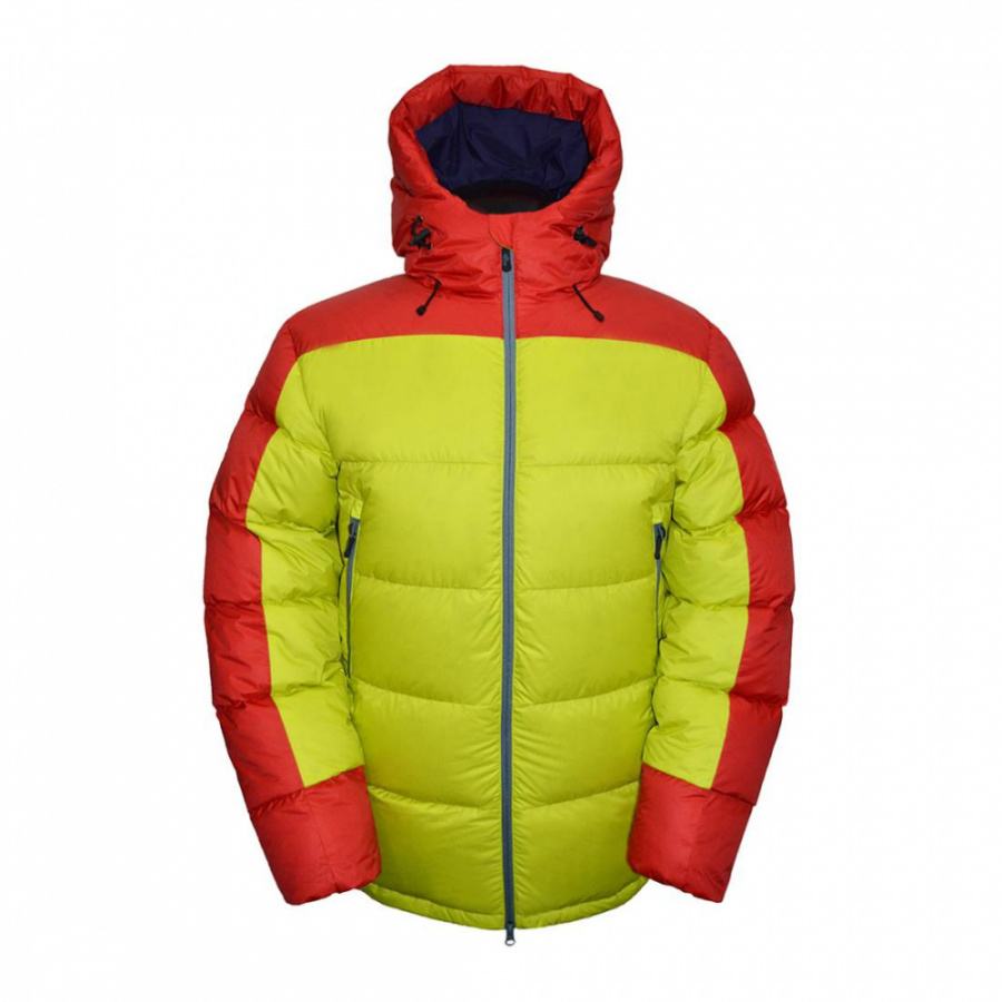 Куртка пуховая BVN Тигр-3 лайм/красная 50/188
