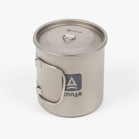 Кружка титановая 600