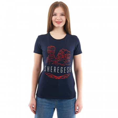 Dragonfly Футболка с принтом Sheregesh цвет синий (W) (S)