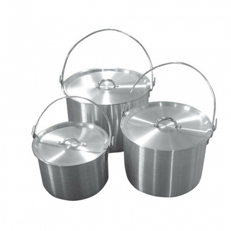 Набор котлов Tramp алюминиевых с крышкой 4,8л+9л+13л TRC-086