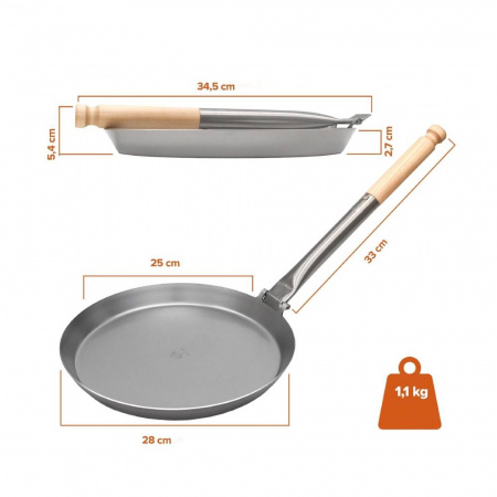 Сковорода Stabilotherm Jagarstekpanna Original S4 28 см