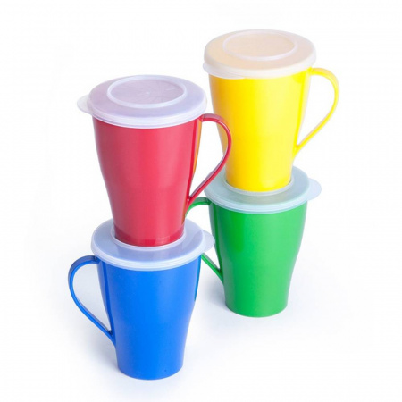 Чашка 0.5 л с крышкой П-4-5-1-ТХ