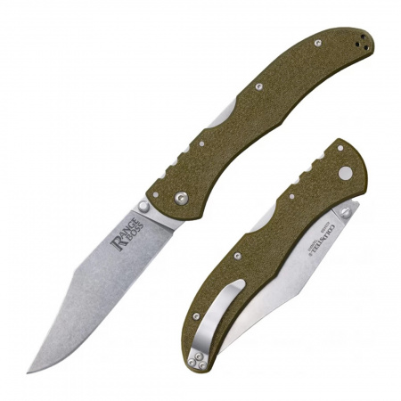 CS_20KR7 Range Boss OD - нож склад., пластик. оливк. рук-ть, клинок 4034SS