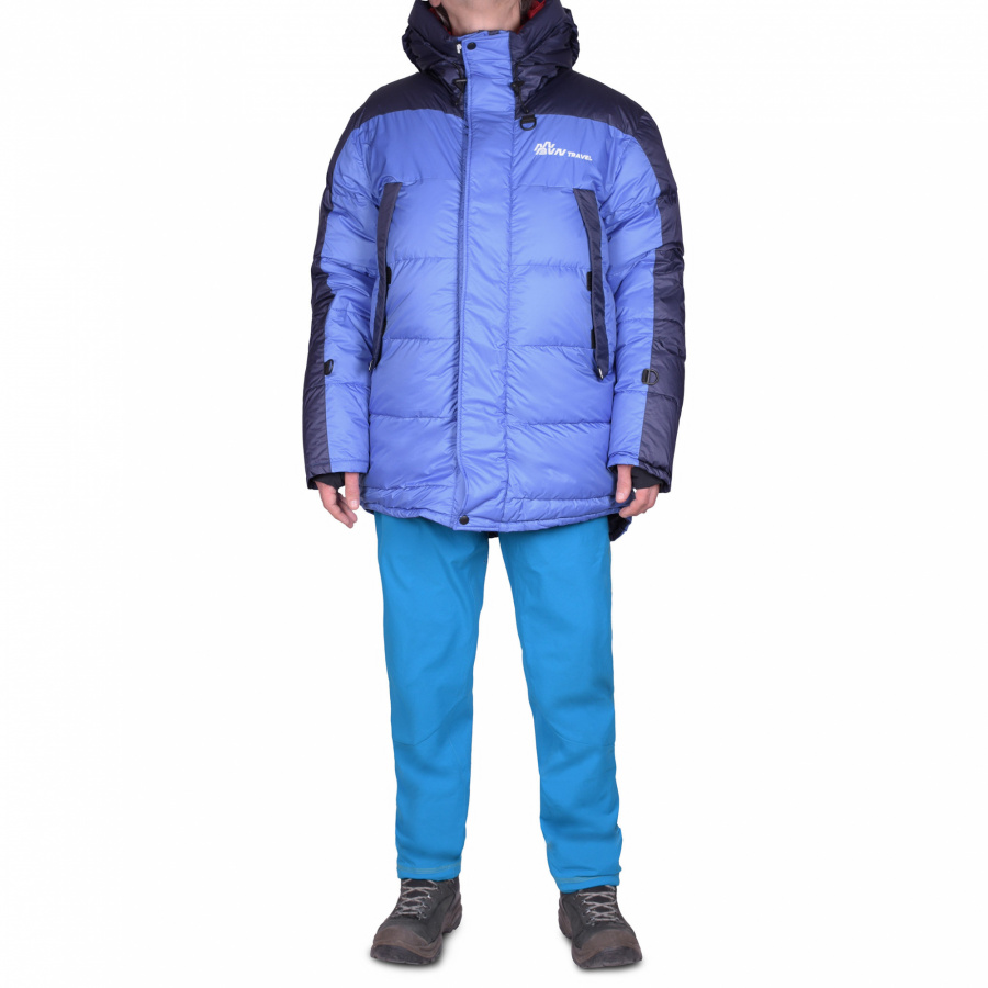 Куртка пуховая BVN Барс-3 синяя/темно-синяя 46/176