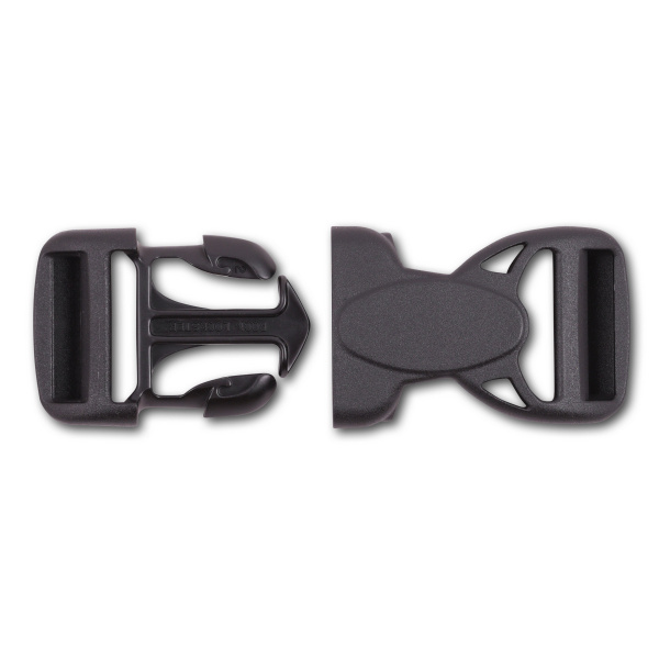 Пряжка фастекс Duraflex Dual Rock Lockster Oval 25мм, две регулировки, 1-07605/1-07145