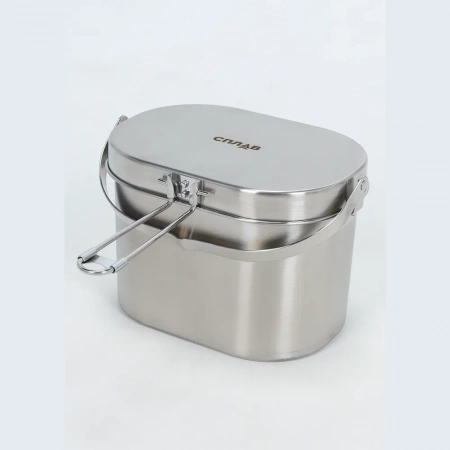 Котелок (Кан) Сплав стальной 4.5 с чехлом