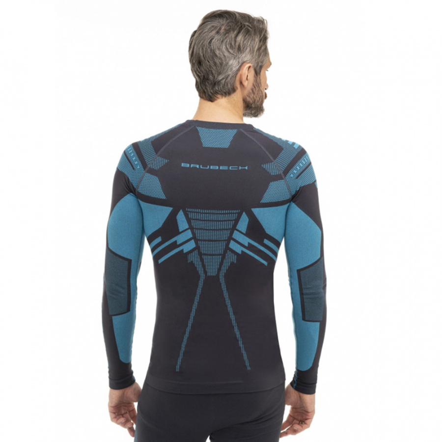 Термобелье мужское Brubeck футболка с длинным рукавом зональная DRY