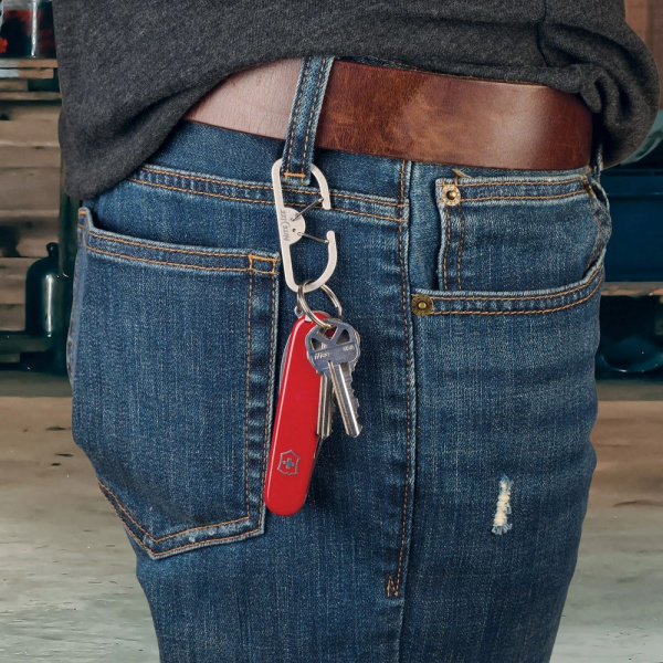 Карабин металлический NiteIze B-Series Dual Carabiner, размер 4