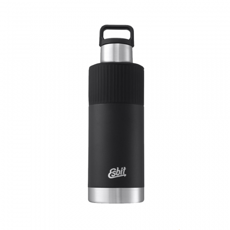 Термос Esbit SCULPTOR, из нержавеющей стали с резиновой накладкой, черная, 1.0 л