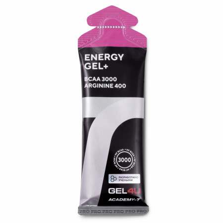 Гель энергетический углеводный GEL4U с ВСАА, вкус Лесные Ягоды, 60 гр.